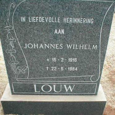 LOUW Johannes Wilhelm 1916-1984