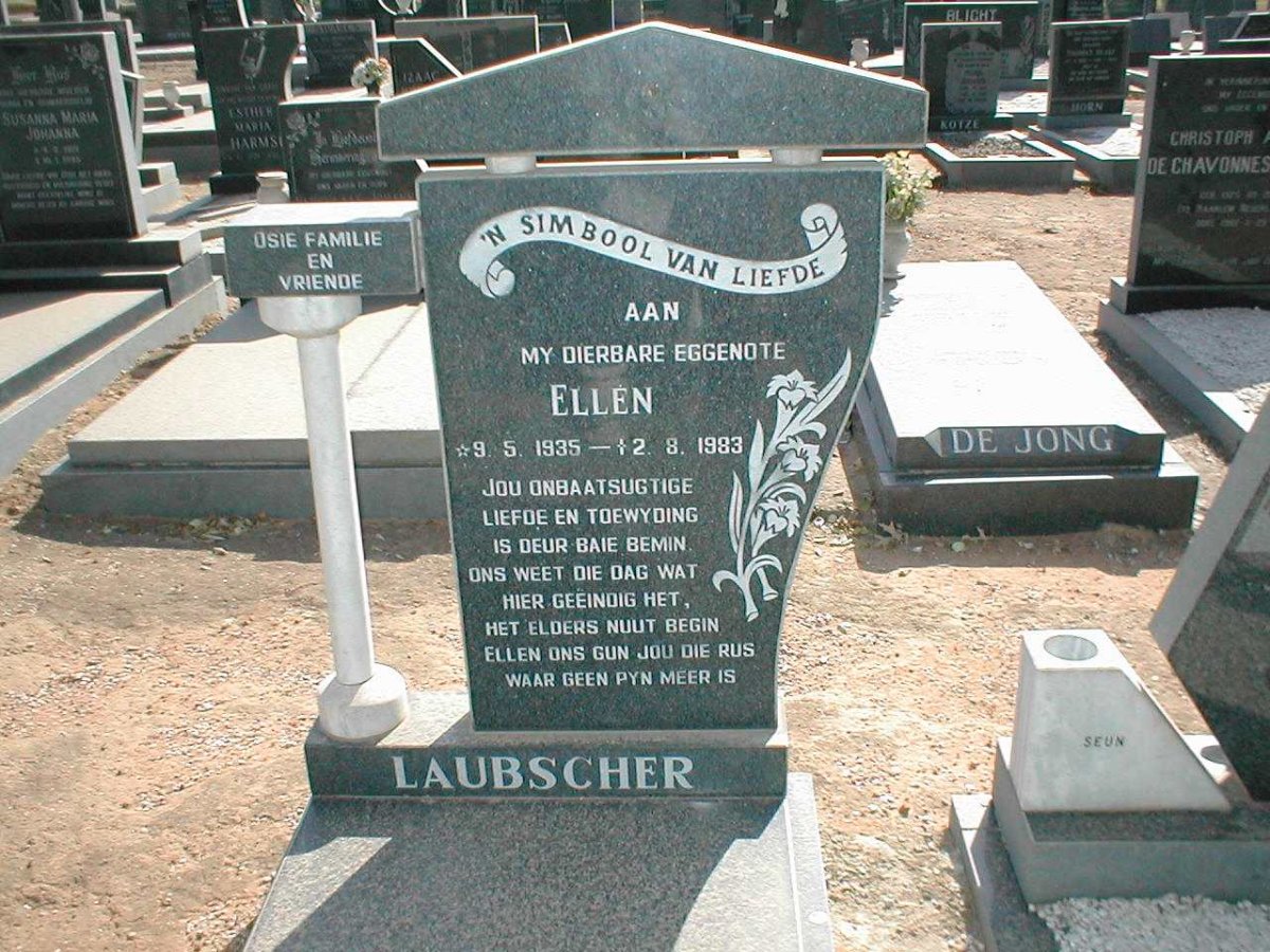 LAUBSCHER Ellen 1935-1983