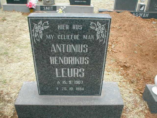 LEURS Antonius Hendrikus 1907-1984