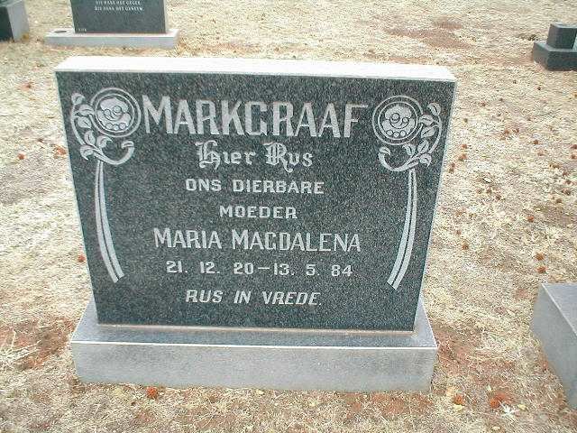 MARKGRAAF Maria Magdalena 1920-1984