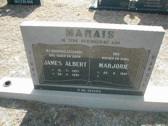 MARAIS James Albert 1927-1990 &amp; Marjorie 1929-