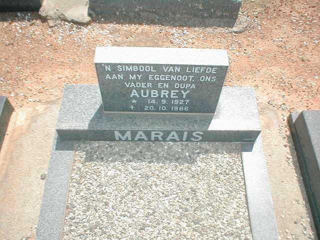MARAIS Aubrey 1927-1986