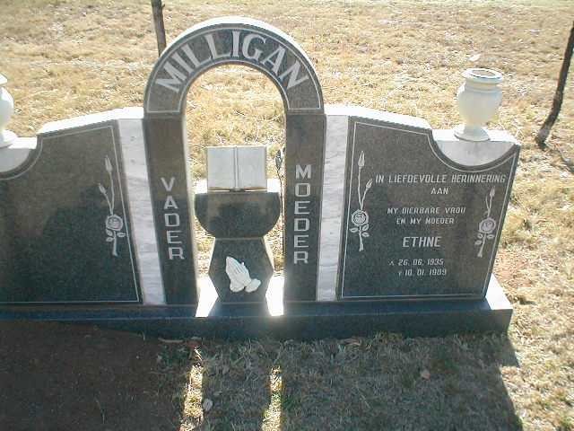 MILLIGAN Ethne 1935-1989
