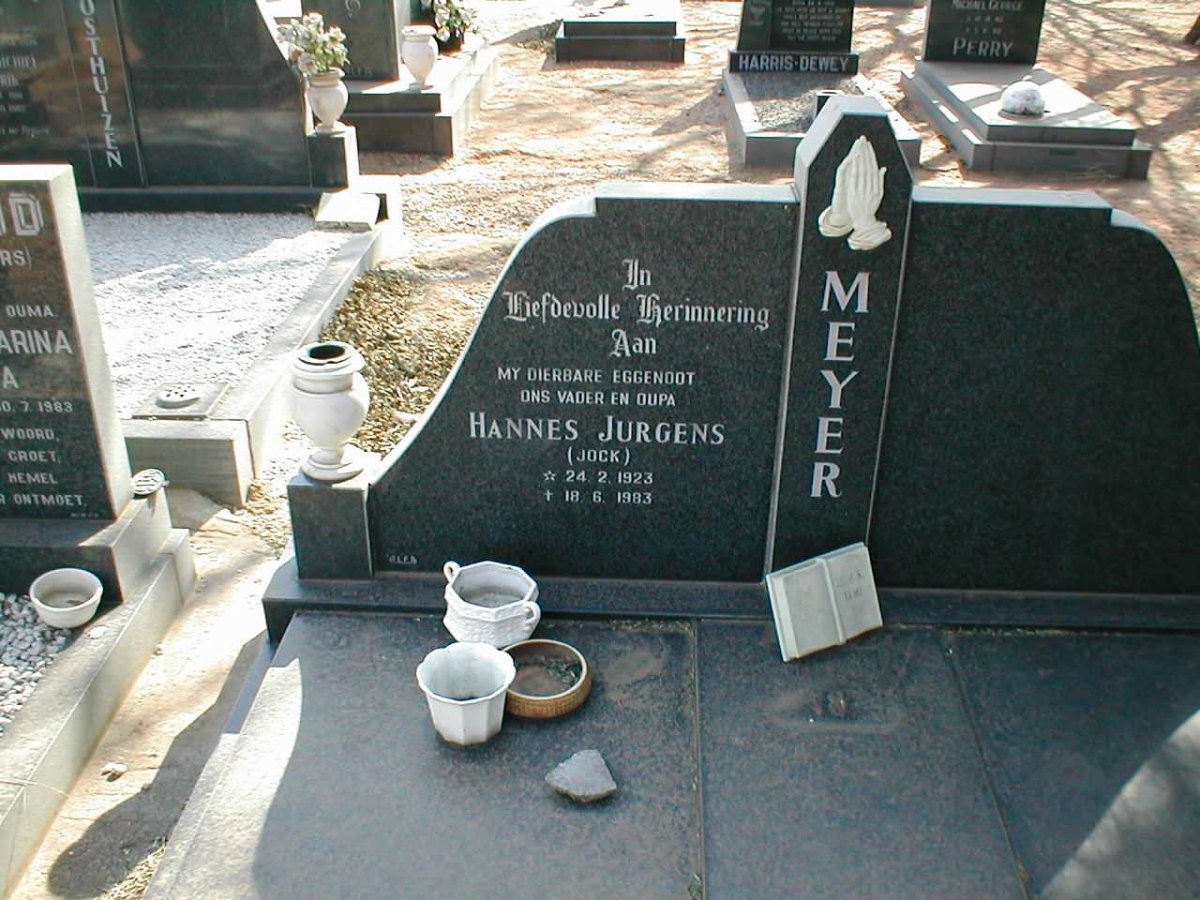 MEYER Hannes Jurgens 1923-1983