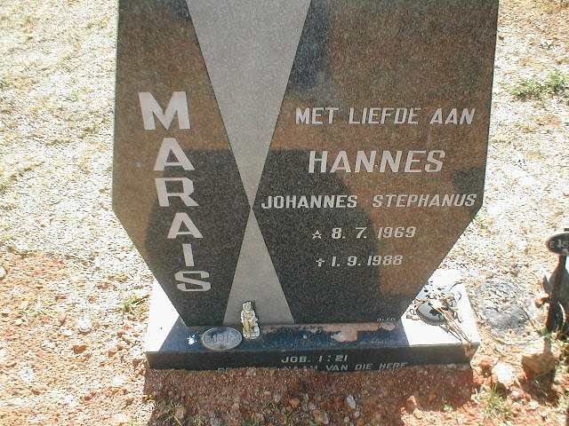 MARAIS Johannes Stephanus 1969-1988