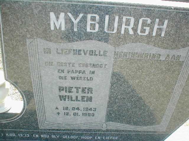 MYBURGH Pieter Willem 1943-1990