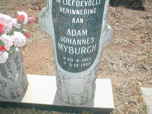 MYBURGH Adam Johannes 1953-1989