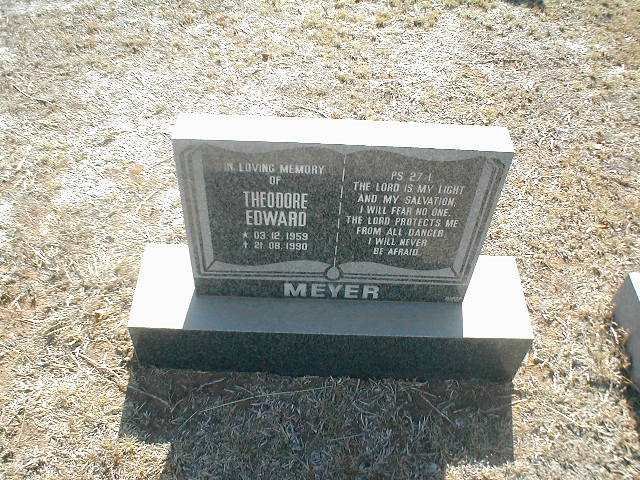 MEYER Theodore Edward 1959-1990