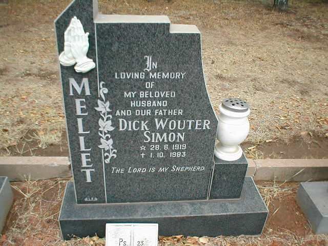 MELLET Dick Wouter Simon 1919-1983