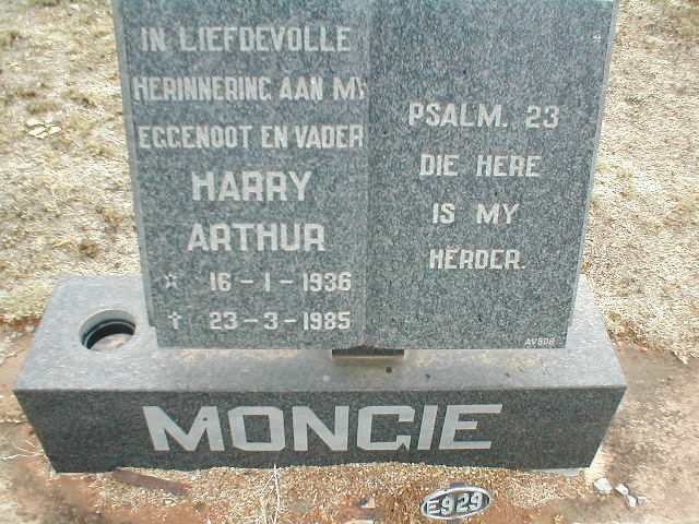 MONGIE Harry Arthur 1936-1985