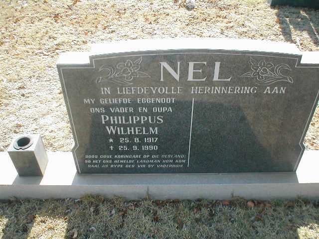 NEL Philippus Wilhelm 1917-1990