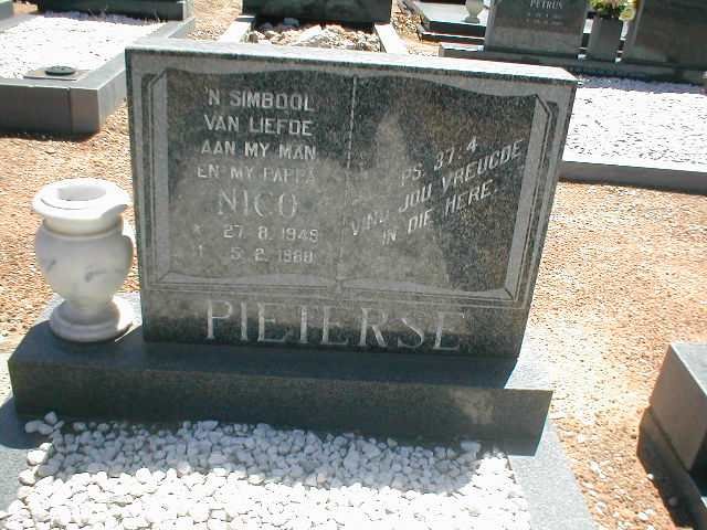 PIETERSE Nico 1949-1988