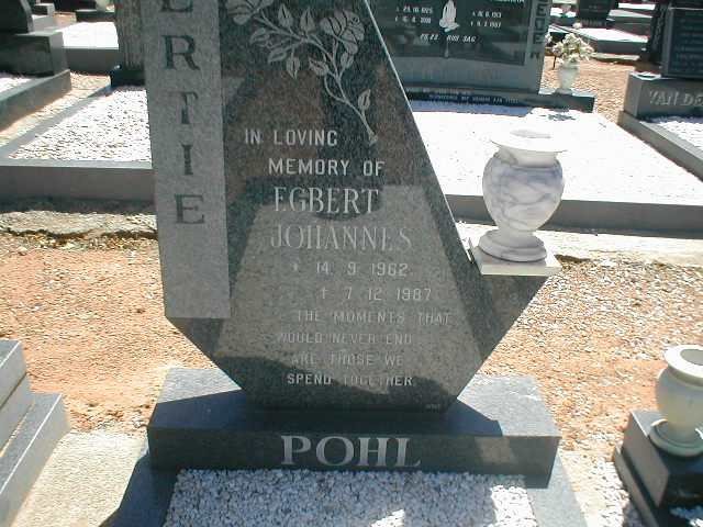 POHL Egbert Johannes 1962-1987