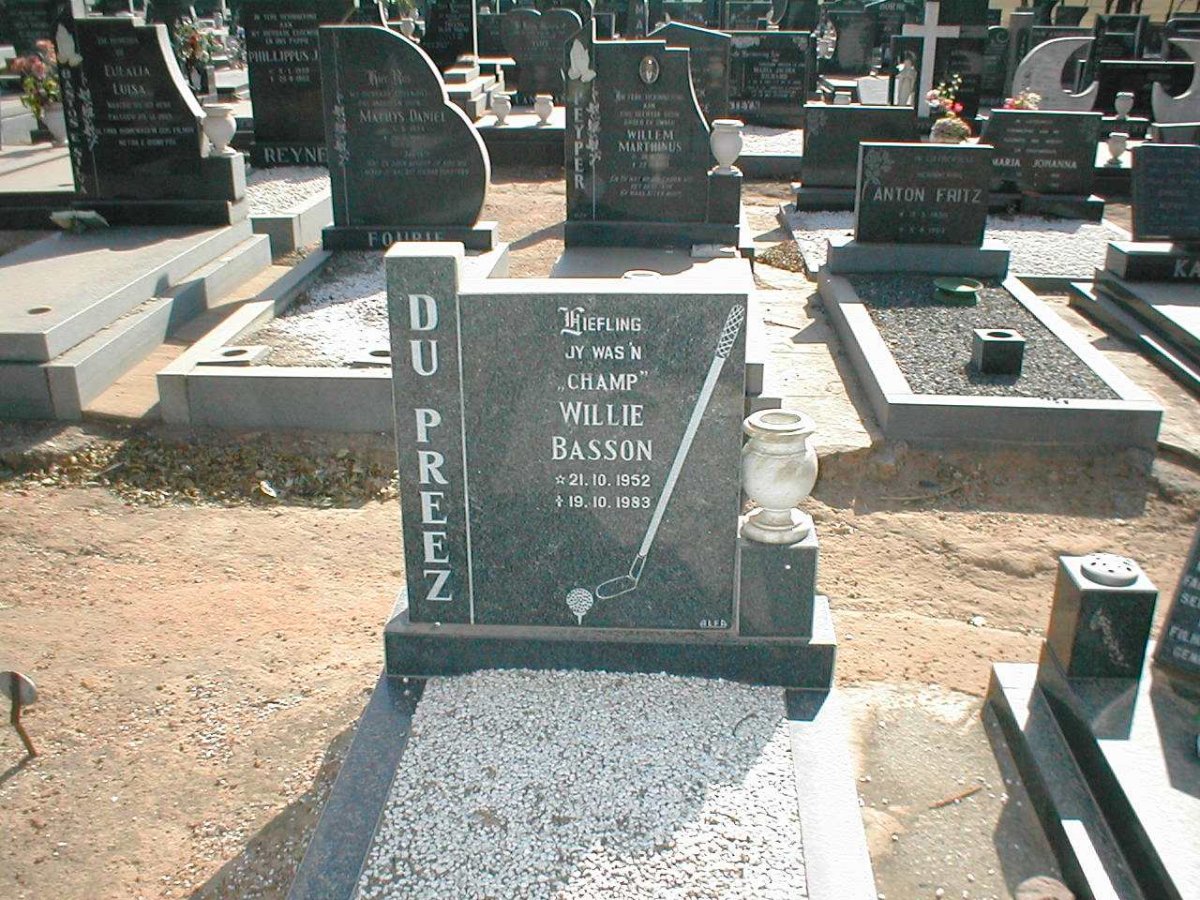 PREEZ Willie Basson, du 1952-1983