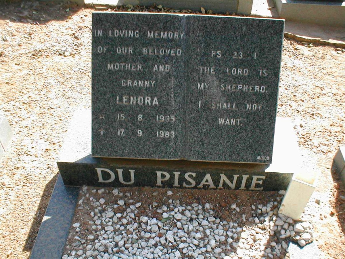 PISANIE Lenora, du 1935-1983