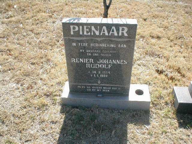 PIENAAR Renier Johannes Rudolf 1954-1989