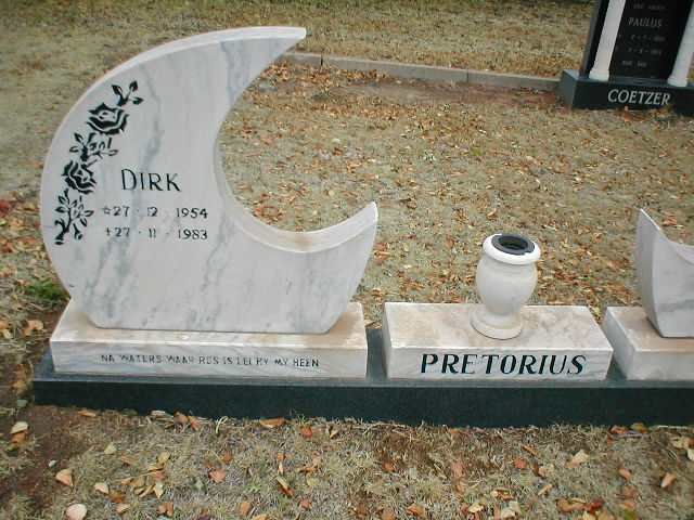 PRETORIUS Dirk 1954-1983