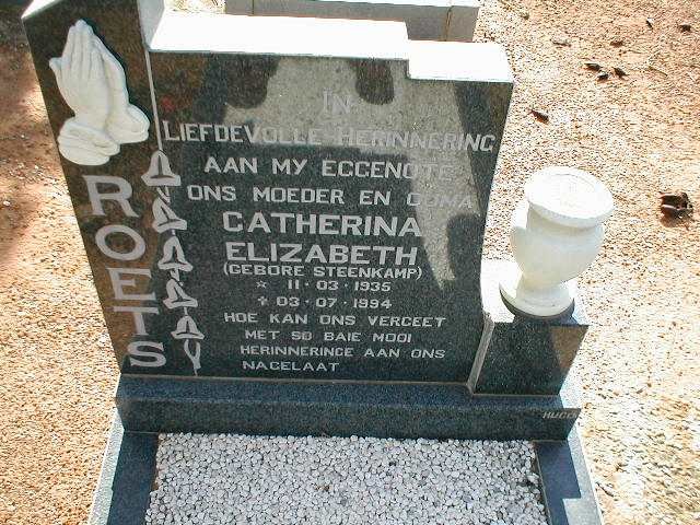 ROETS Catherina Elizabeth geb. STEENKAMP 1935-1994