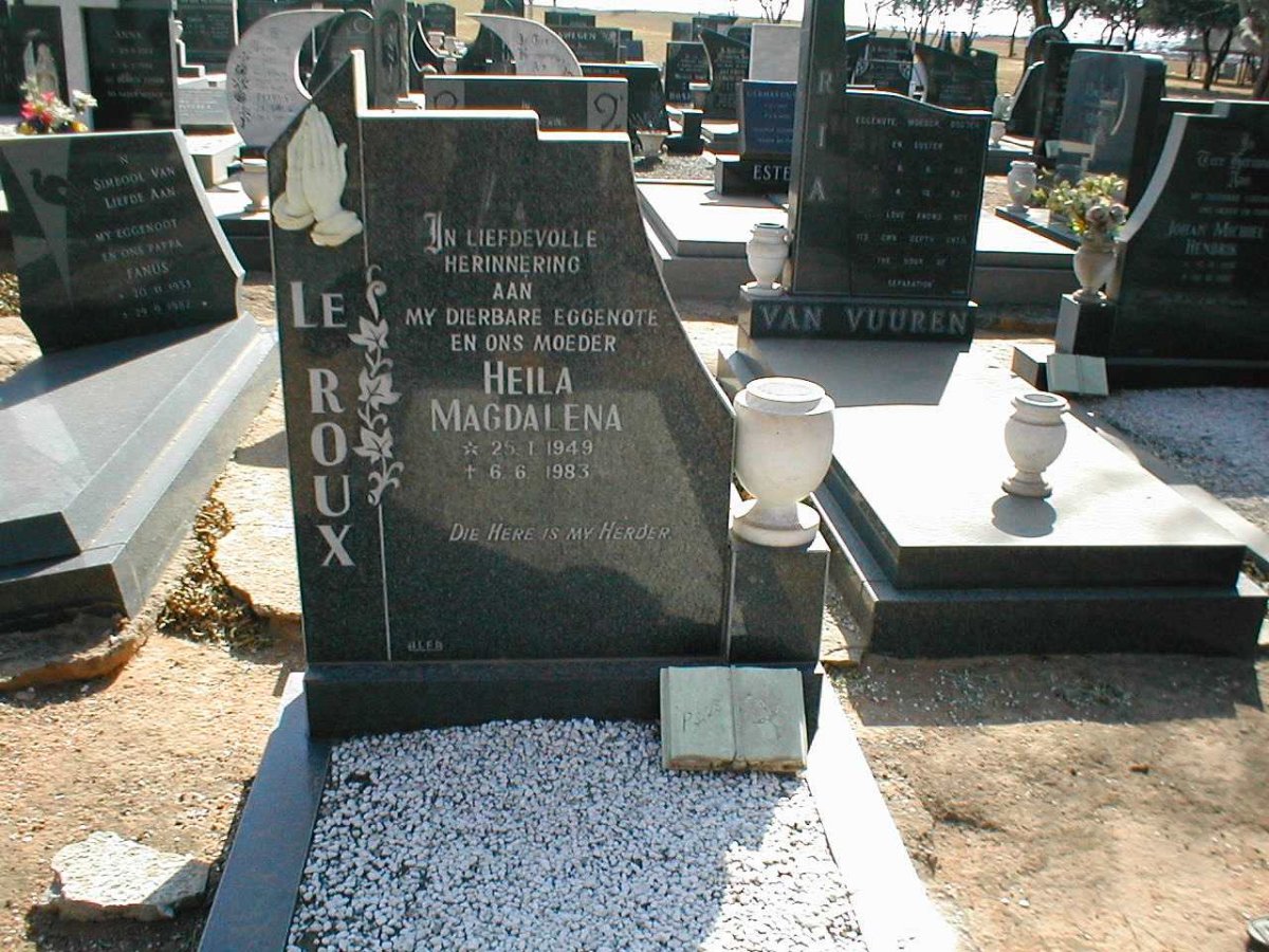 ROUX  Heila Magdalena, le 1949-1983