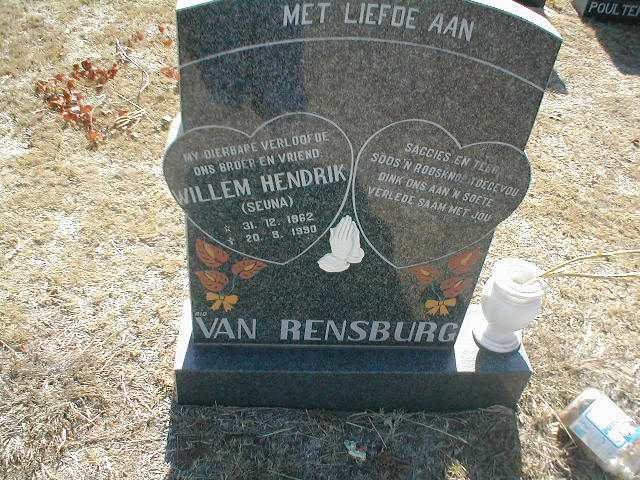 RENSBURG Willem Hendrik, van 1962-1990