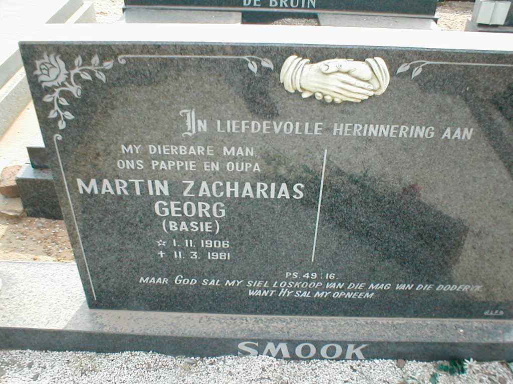 SMOOK Martin Zacharias Georg 1906-1981