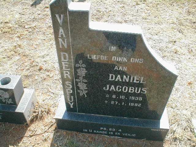 SPUY Daniel Jacobus, van der 1935-1992
