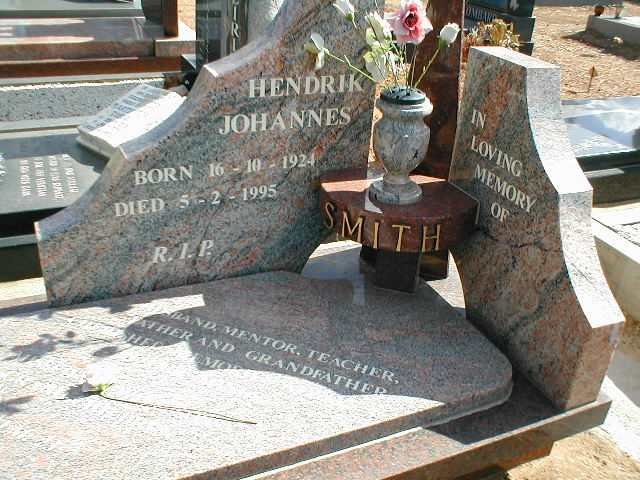 SMITH Hendrik Johannes 1924-1995