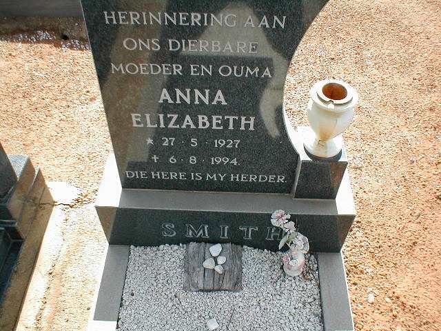 SMITH Anna Elizabeth 1927-1994