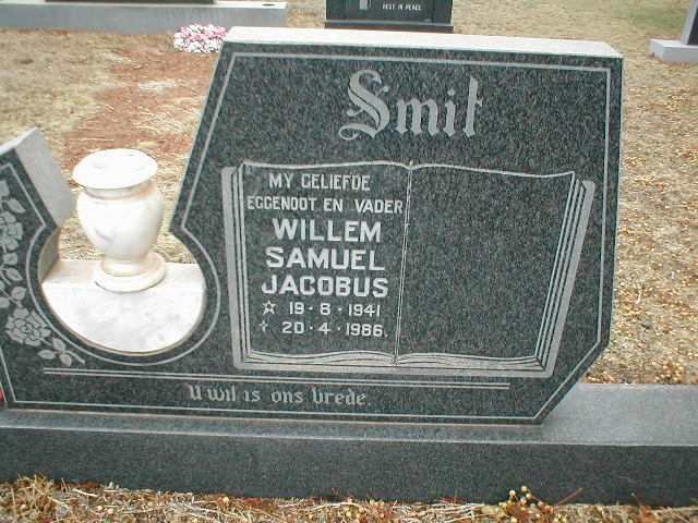 SMIT Willem Samuel Jacobus 1941-1986