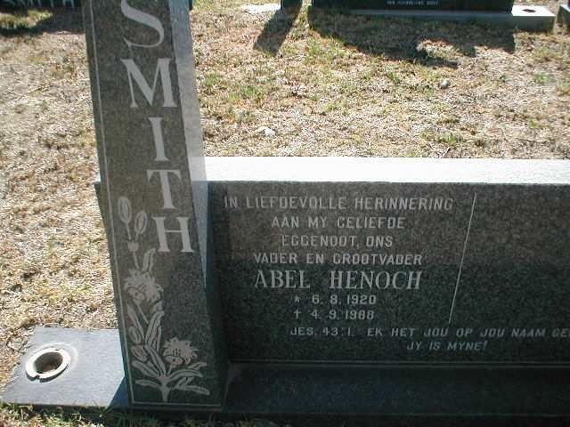 SMITH Abel Henoch 1920-1988
