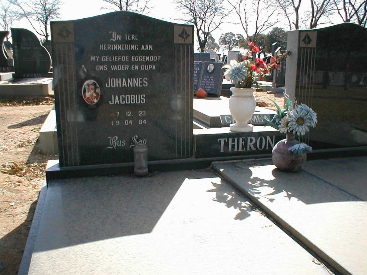 THERON Johannes Jacobus 1923-1984