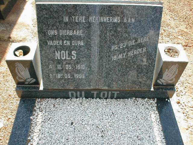 TOIT Nols, du 1910-1995