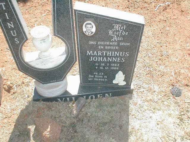 VILJOEN Marthinus Johannes 1963-1986