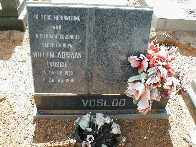 VOSLOO Willem Adriaan 1938-1995