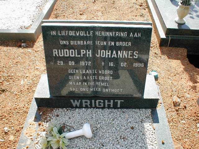 WRIGHT Rudolph Johannes 1972-1996