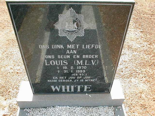 WHITE M.L.V. 1970-1993