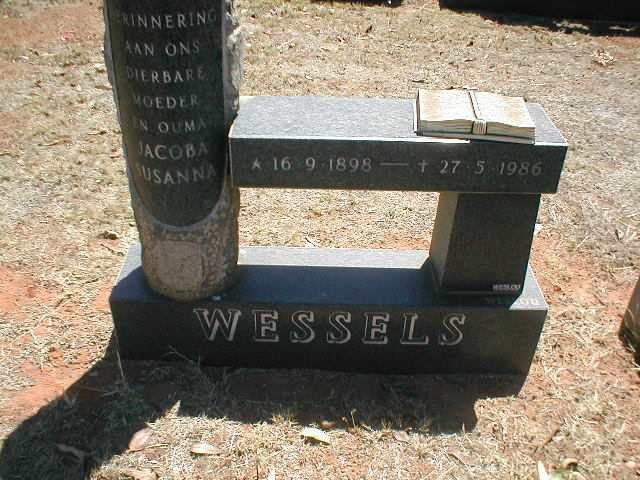 WESSELS Jacoba Susanna 1898-1986