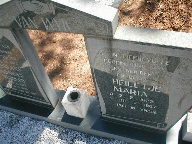 WYK  Heiletje Maria, van 1922-1987