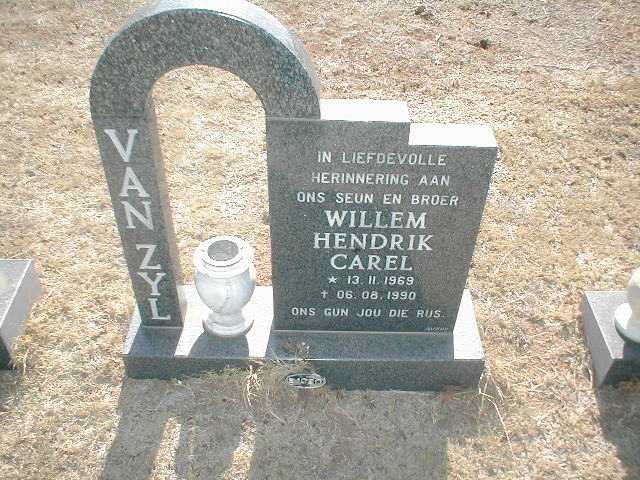ZYL Willem Hendrik Carel, van 1969-1990