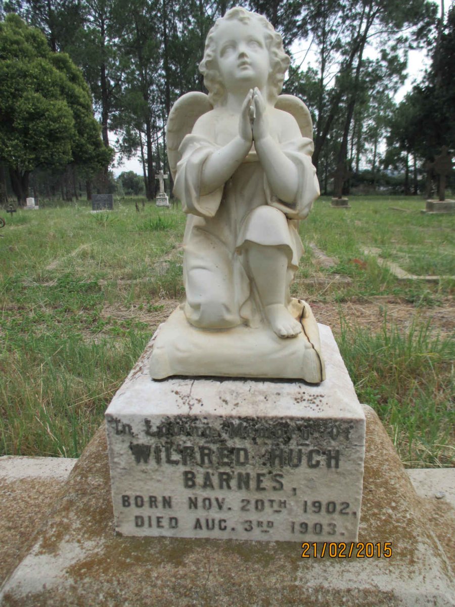 BARNES Wilfred Hugh 1902-1903