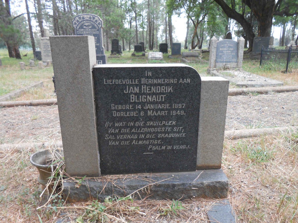 BLIGNAUT Jan Hendrik 1897-1949