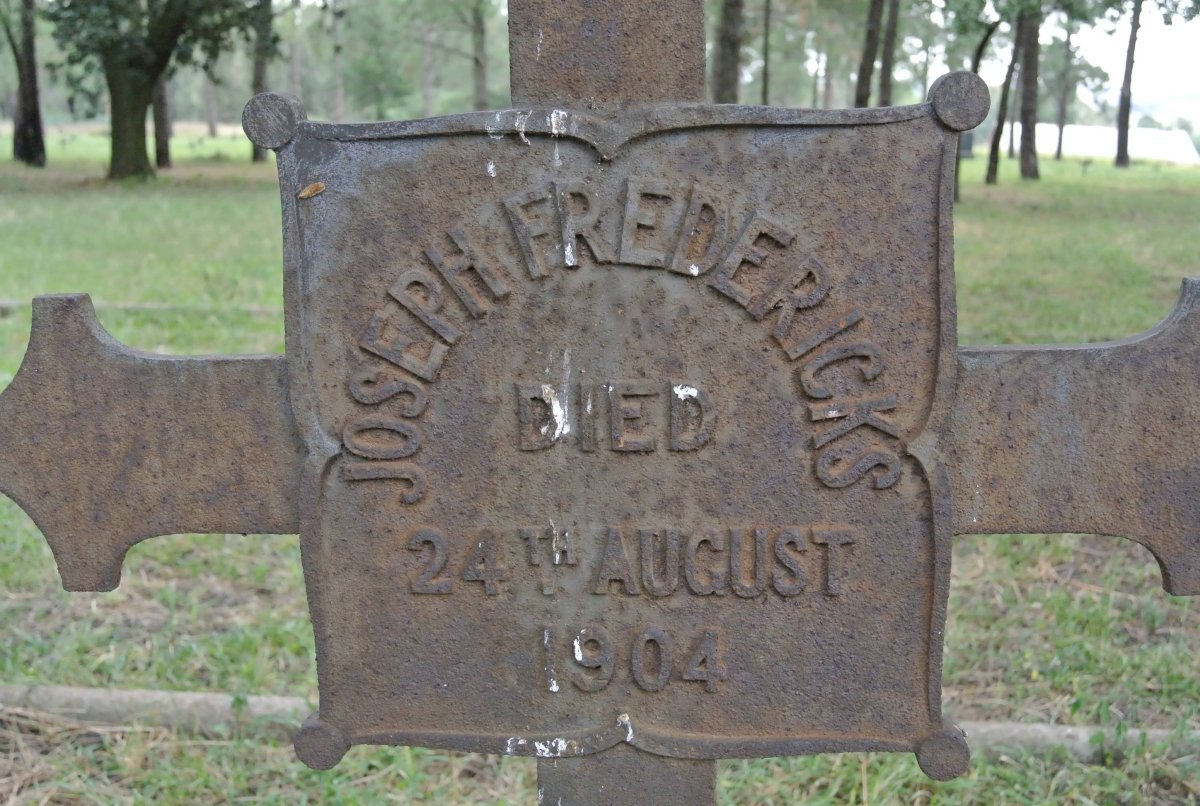 FREDERICKS Joseph -1904