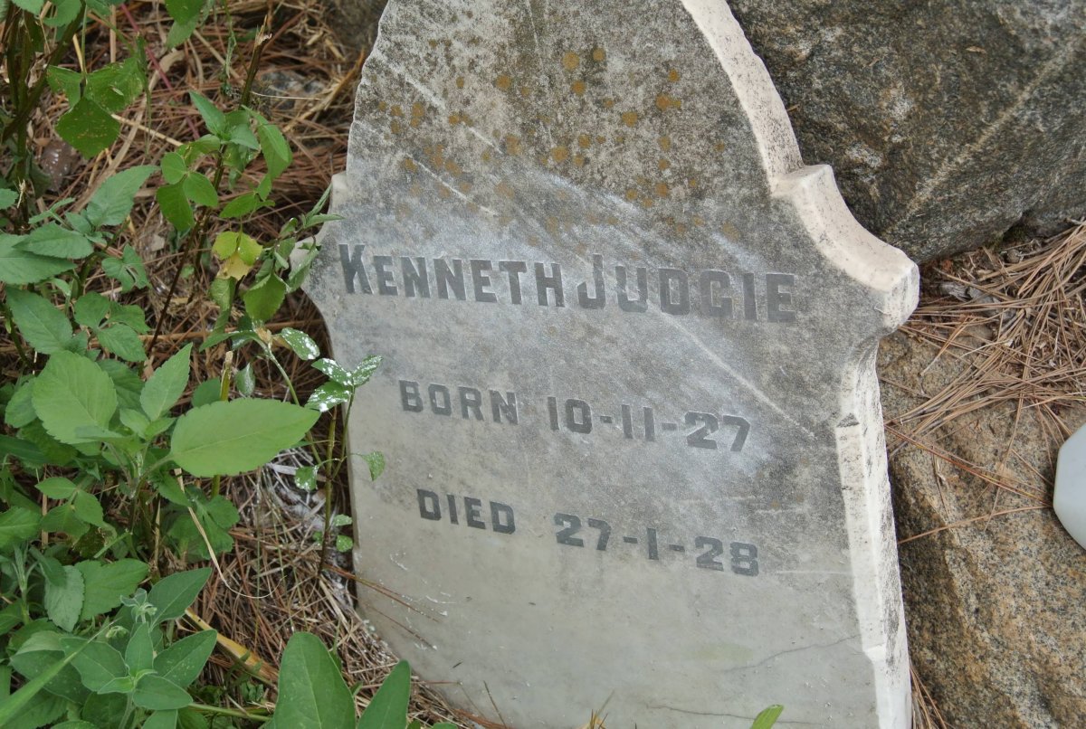 JUDGIE Kenneth 1927-1928