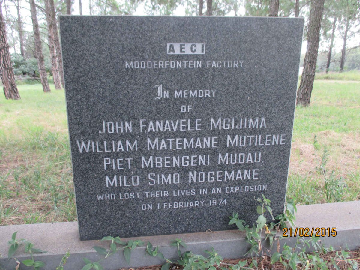 MGIJIMA :: MUTILENE ::  MUDAU :: NOGEMANE