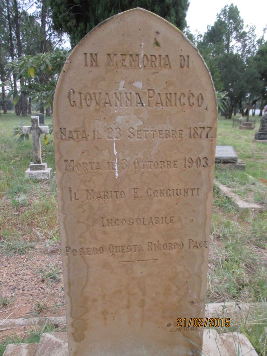 PANICCO Giovanna 1877-1903