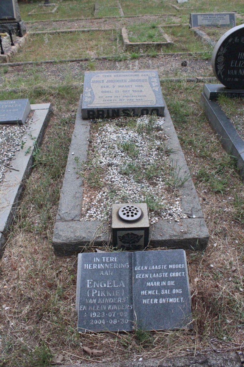 PRINSLOO James Johannes Jacobus 1915-1958 &amp; Engela 1923-2004