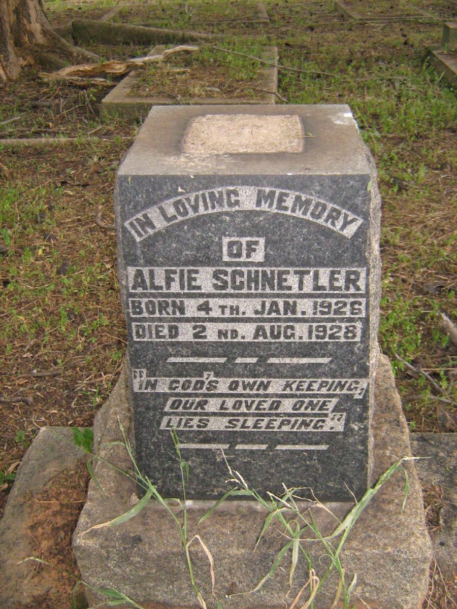 SCHNETLER Alfie 1926-1928