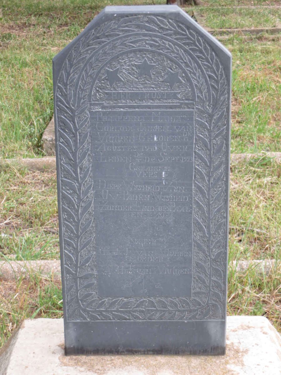 VIUIREN Philippena Maria Corlota, Jansen van 1910-1923