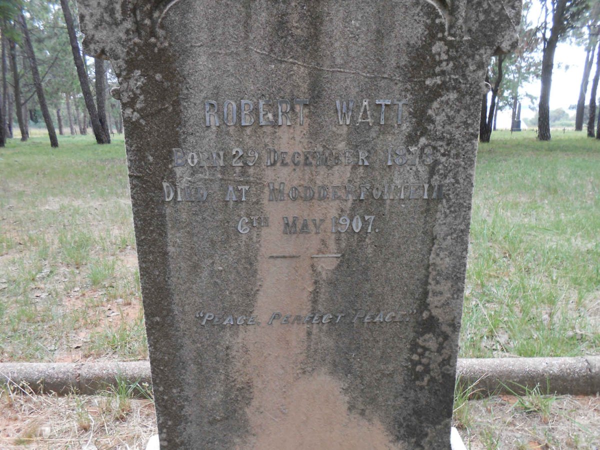 WATT Robert 1873-1907