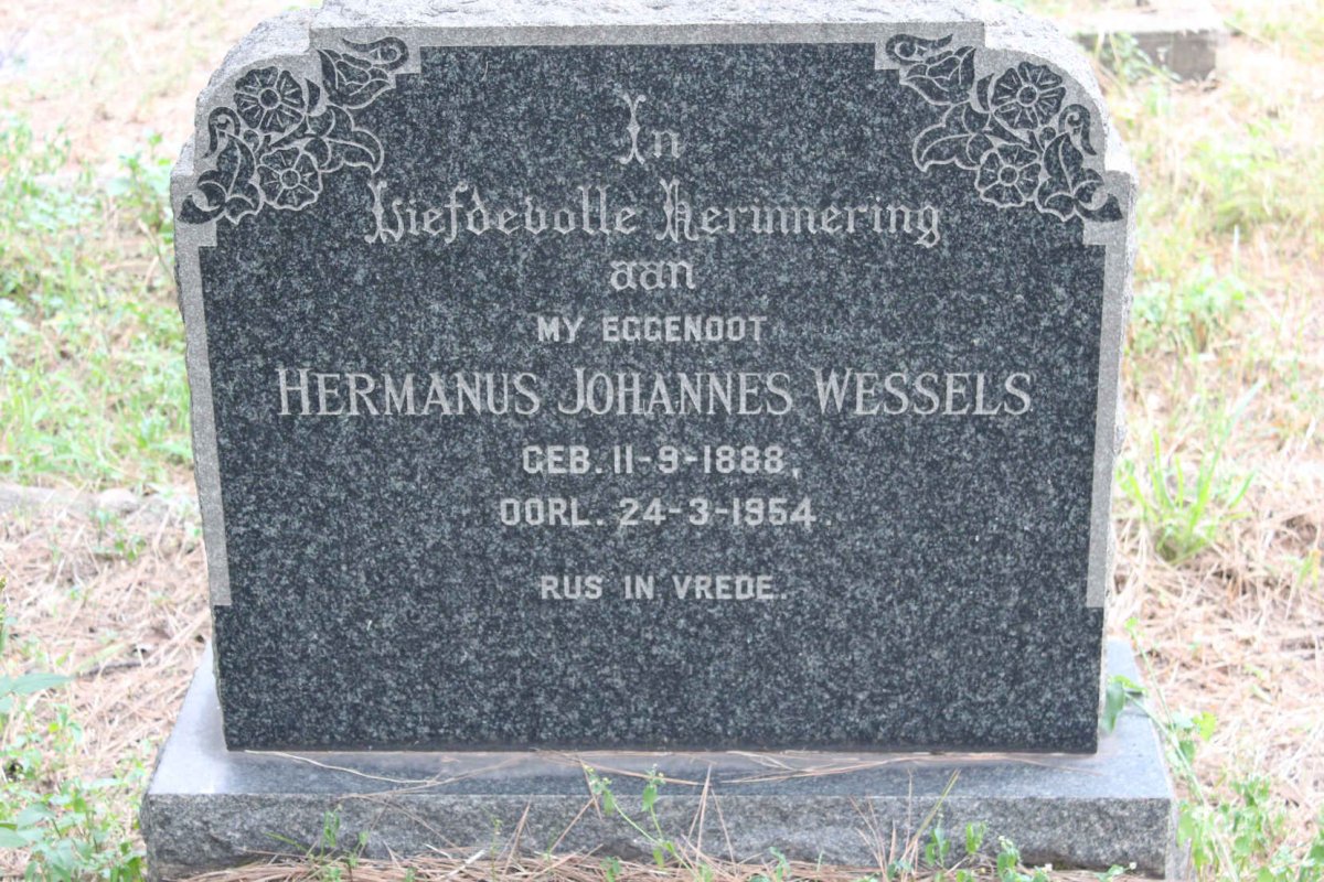 WESSELS Hermanus Johannes 1888-1954 :: WESSELS Sarah
